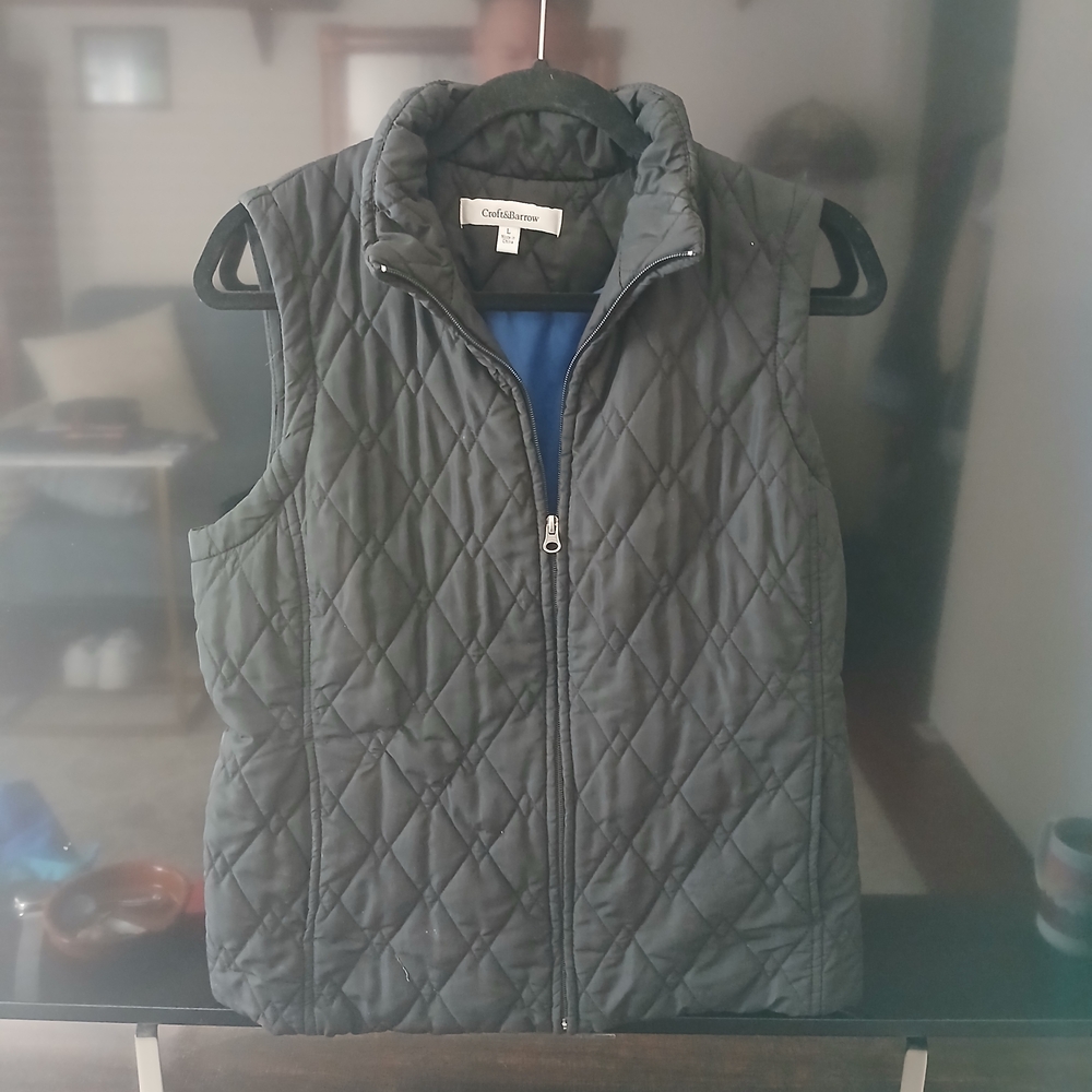 Calvin Klein Quilted Black Vest